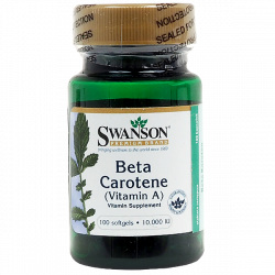 Swanson Beta Carotene [Vitamin A] 10.000 IU - 100 kaps.