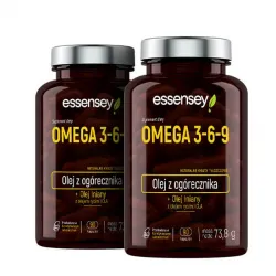 Essensey Omega 3-6-9 Olej z ogórecznika + Olej lniany