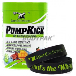 [MOD] Sport Definition PumpKick – 450g +  That's The Whey opaska na rękę [BLACK] - 1 szt.