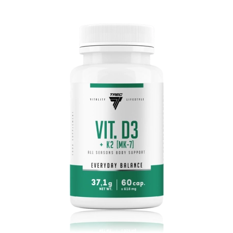 Trec Vit. D3 + K2 [MK-7] - 60 kaps.