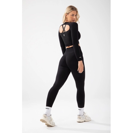 Trec Wear Czarne legginsy damskie Trecgirl Sport Leggins 160 Black