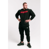 Trec Wear Czarna bluza męska bez kaptura z czerwonym nadrukiem Boogieman Sweatshirt 124 Black-Red