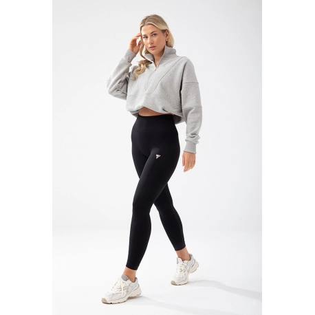 Trec Wear Krótka szara bluza damska Trecgirl Basic Sweatshirt 160 Grey