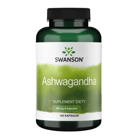 Swanson Ashwagandha 450mg - 100 kaps.