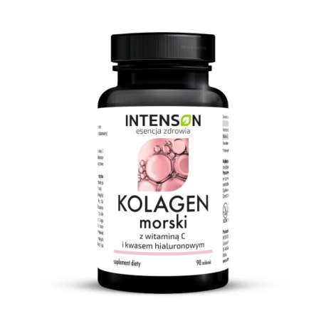 Intenson Kolagen morski + hialuron + wit. C 500mg - 90 tabl.