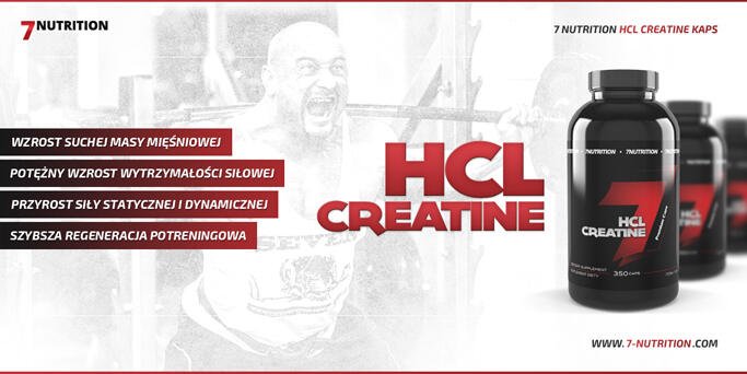 7Nutrition HCL Creatine -  350 kaps.