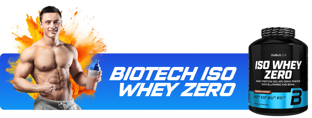 Biotech USA Iso Whey Zero - atleta