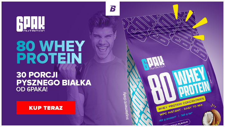 6PAK Nutrition 80 Whey Protein - 908g